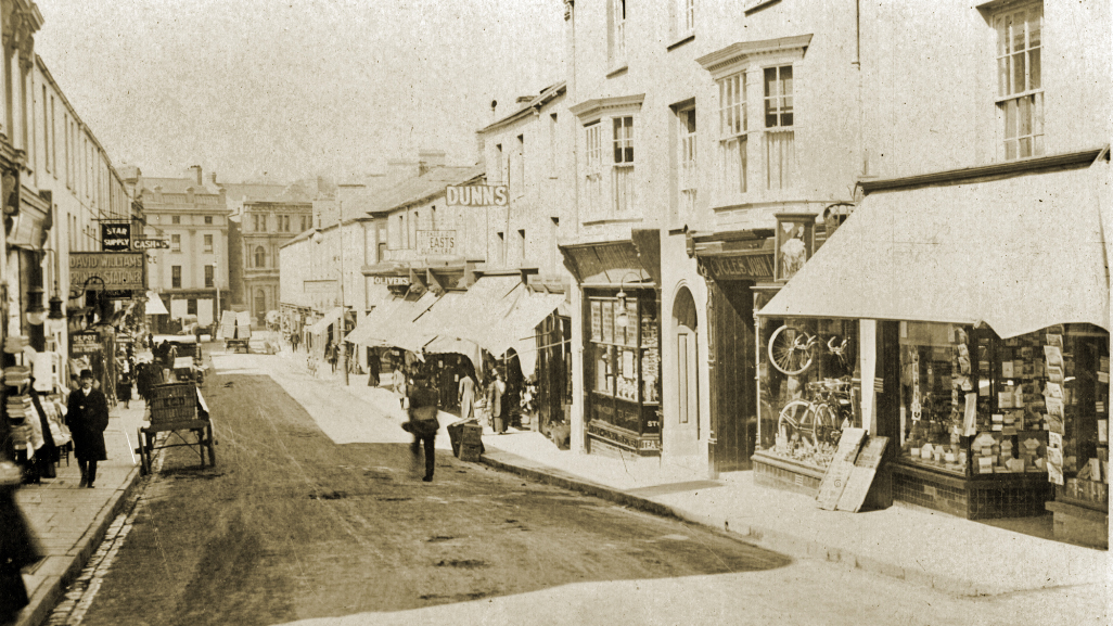 Caroline Street Bridgend in the early 1900s