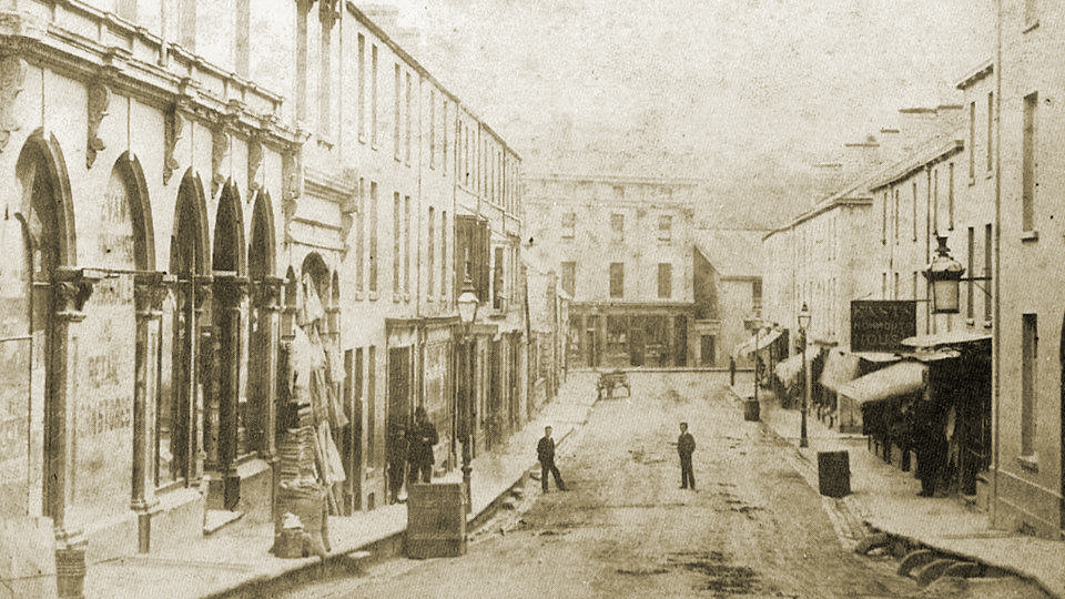 Caroline Street, Bridgend in the early 1900s